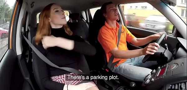  British ginger publicly rides driving instructor after bj